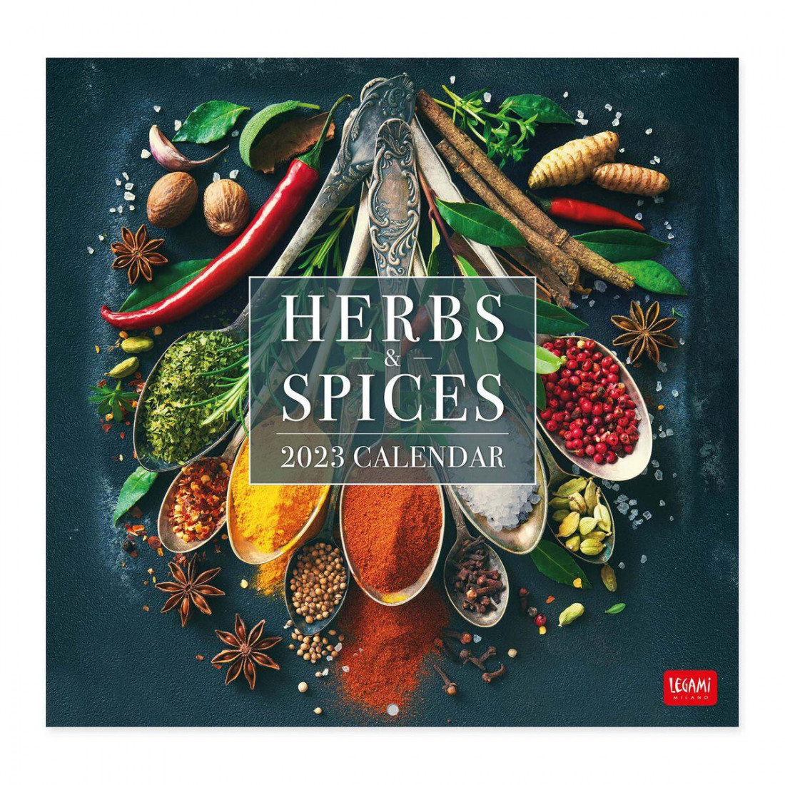 Legami Wall Calendar 2023 Herbs & Spices 30 x 29 cm