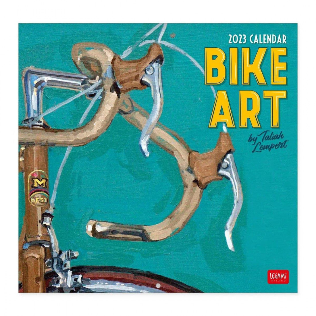 Legami Wall Calendar 2023 Bike Art 30 x 29 cm