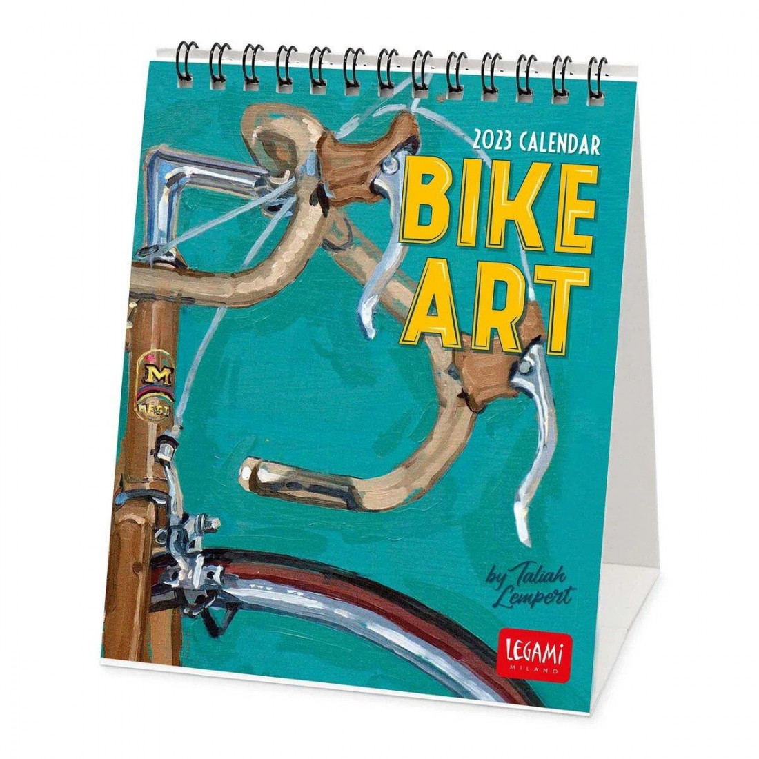 Legami Desk Calendar 2023 Bike Art 12 x 14,5 cm
