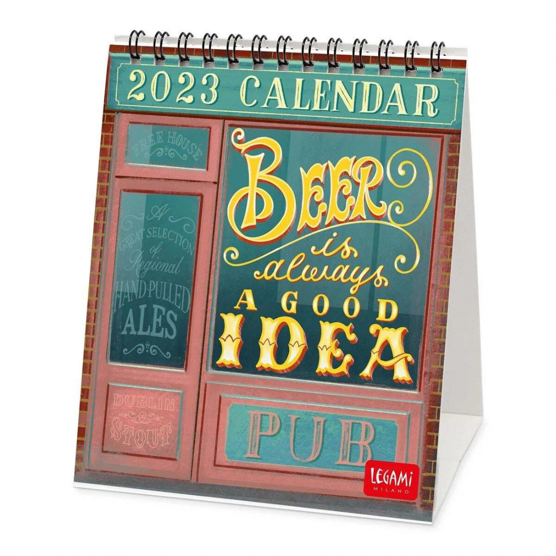 Legami Desk Calendar 2023 Bees is always a good idea Art 12 x 14,5 cm