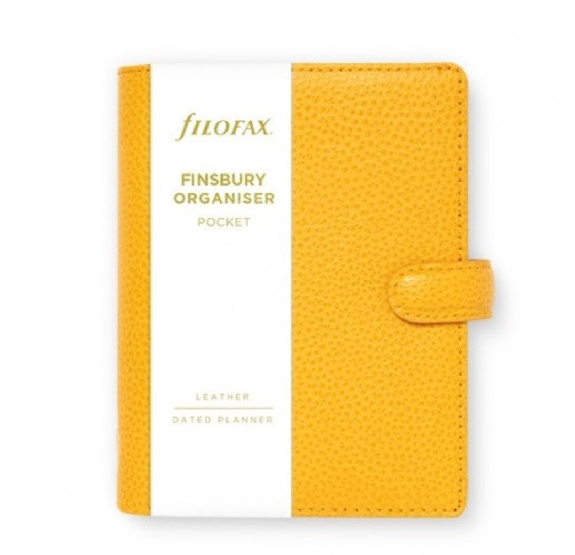Filofax Organizer Pocket Finsbury Mustard 022619