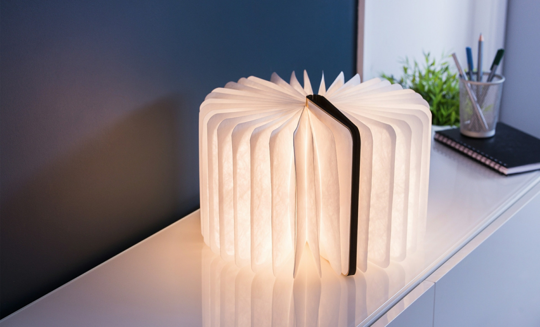 Gingko Smart Book Light  (Natural Wood)  Maple