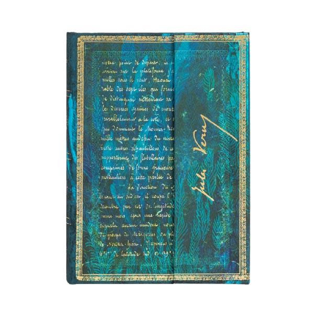 Notebook Verne Twenty Thousand Leagues Midi Wrap Lined 13x18 Paperblanks