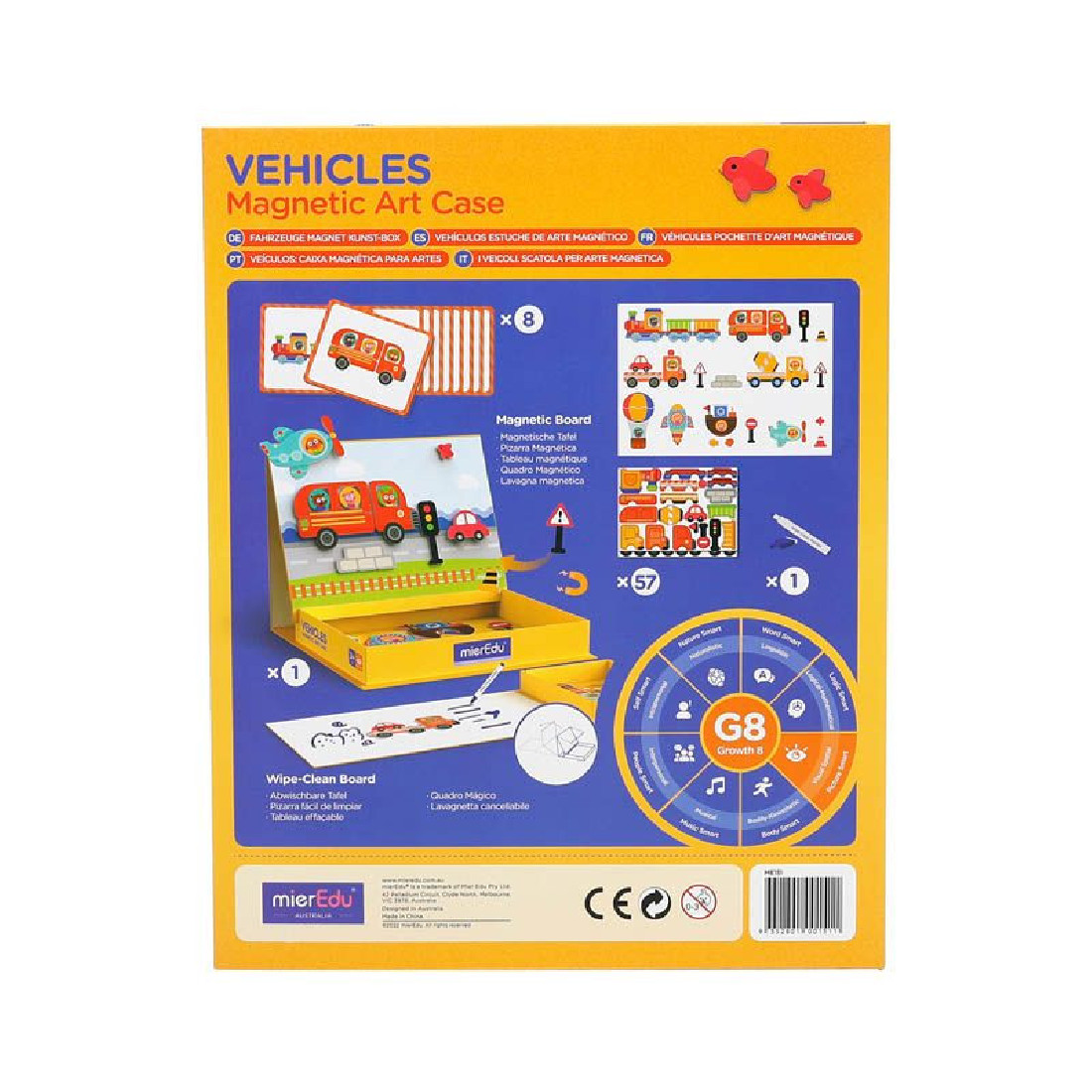 Μαγνητικό εκπαιδευτικό Puzzle Vehicles 00151 Mier Edu.