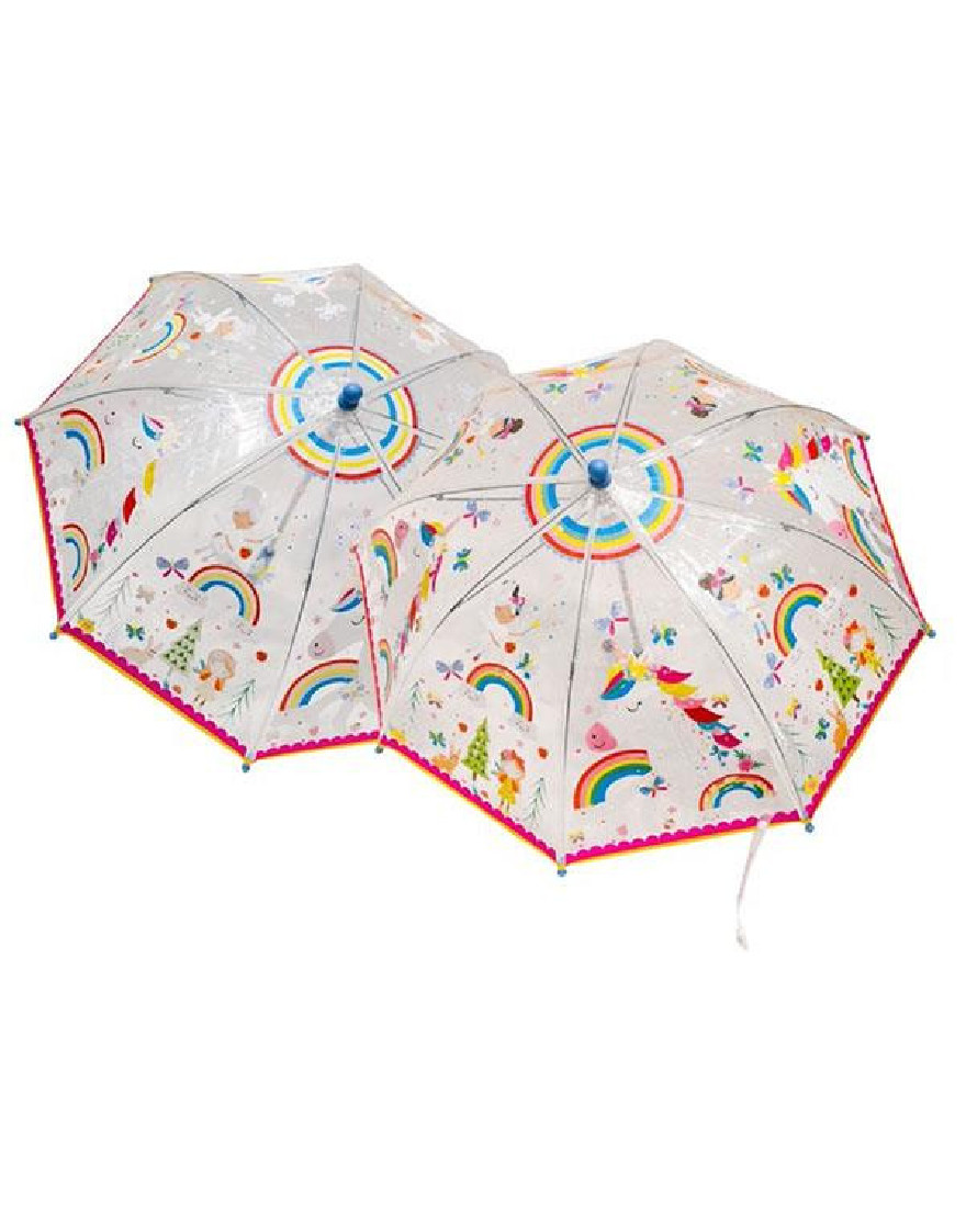 Διάφανη ομπρέλα που αλλάζει χρώμα Παραμύθι 45P6508 Floss & Rock