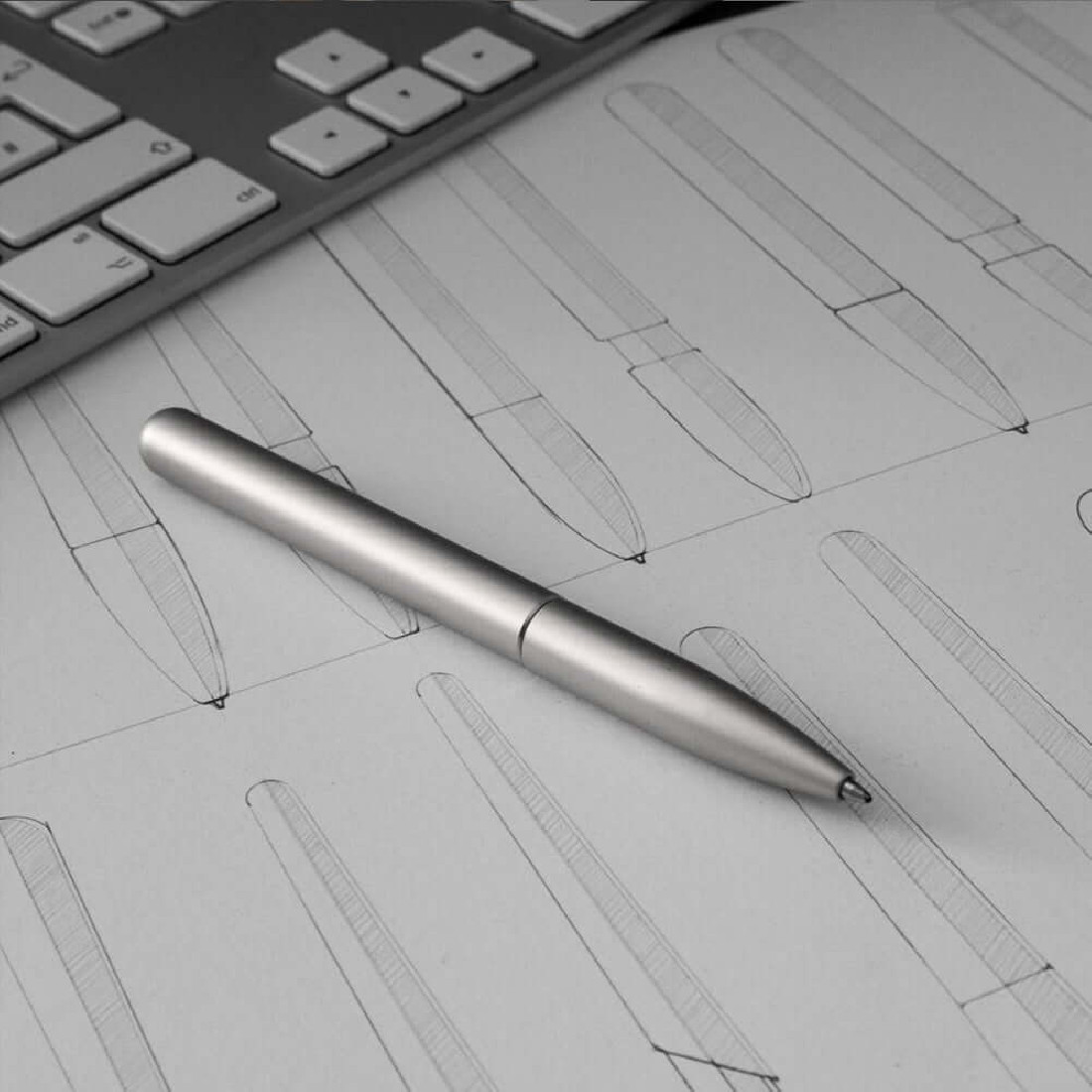 Stilform Titanium ballpoint pen matte