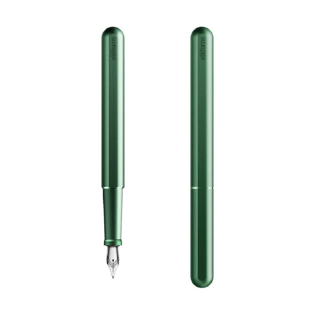 Stilform ink Aluminium fountain pen Aurora Green