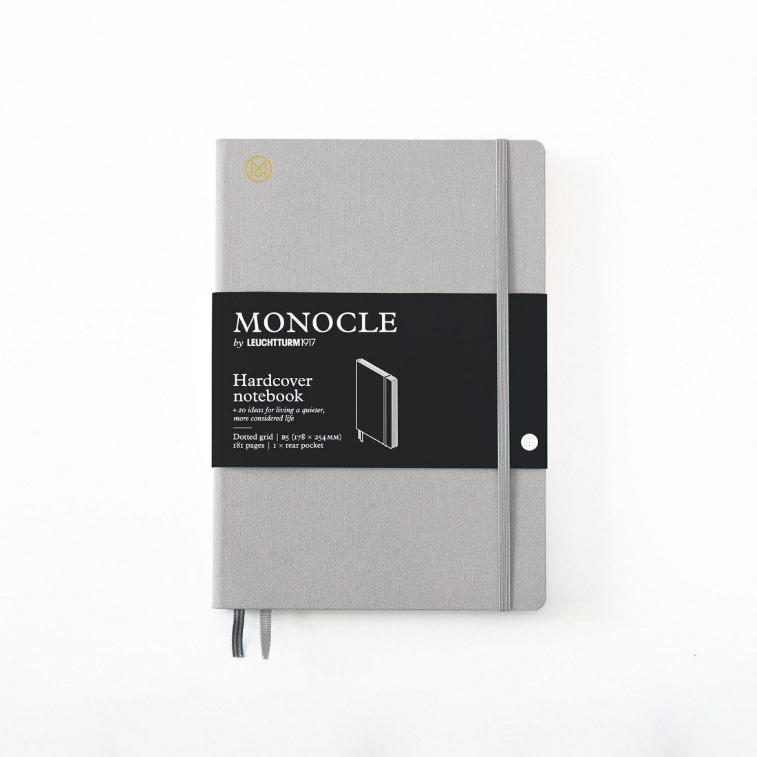 Leuchtturm 1917 hardcover notebook MONOCLE B5 Grey