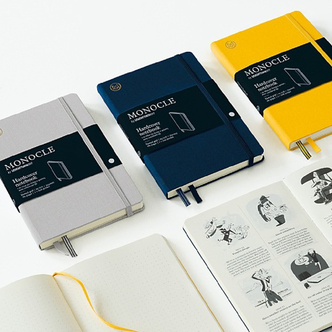 Leuchtturm 1917 hardcover notebook MONOCLE A6 Yellow