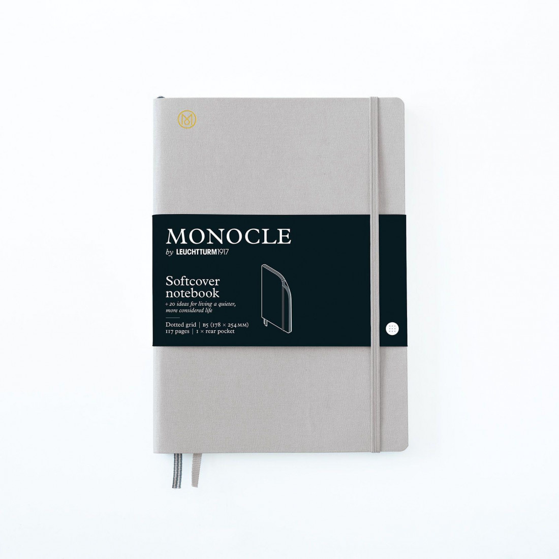 Leuchtturm 1917 softcover notebook MONOCLE B5 Grey