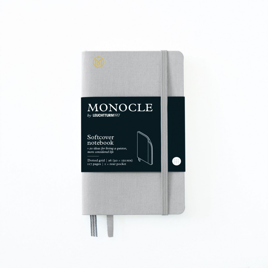 Leuchtturm 1917 softcover notebook MONOCLE A6 Grey
