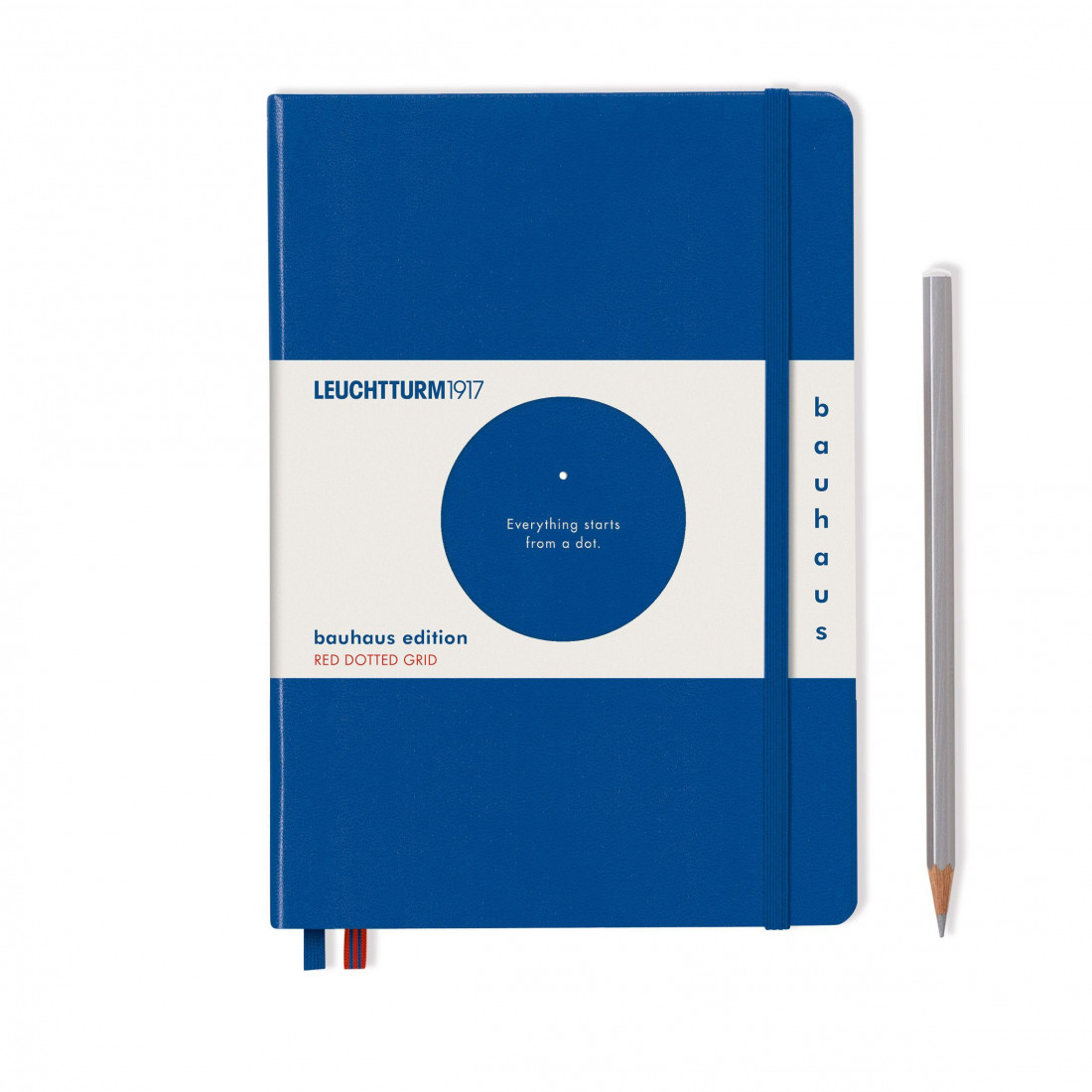 Leuchtturm 1917 Notebook A5 blue Dotted Bauhaus Edition Hard Cover