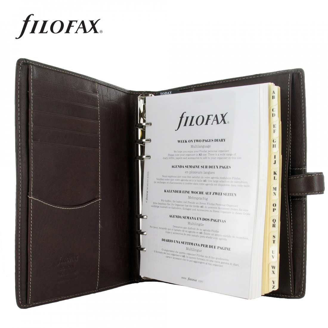 Filofax Organiser A5 Holborn Brown 025122