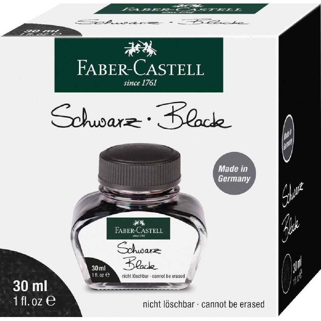Faber Castell Ink bottle, 30 ml, ink Black