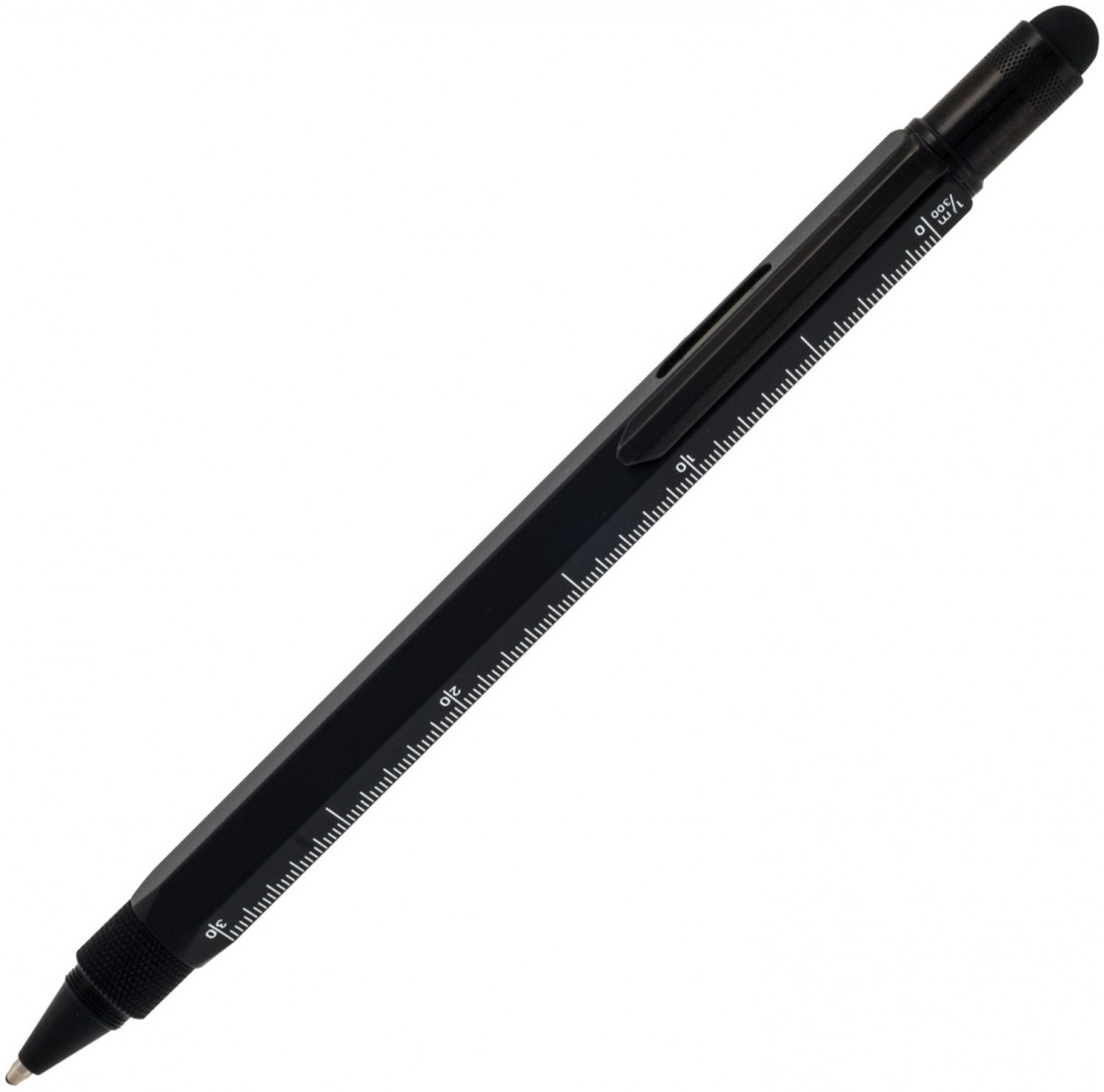ONE TOUCH STYLUS 9 FUNCTION TOOL PEN BLACK MONTEVERDE Μ
