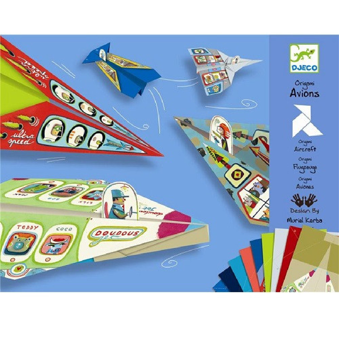 Οριγκάμι κατασκευή Αεροπλάνα 08760 DJECO