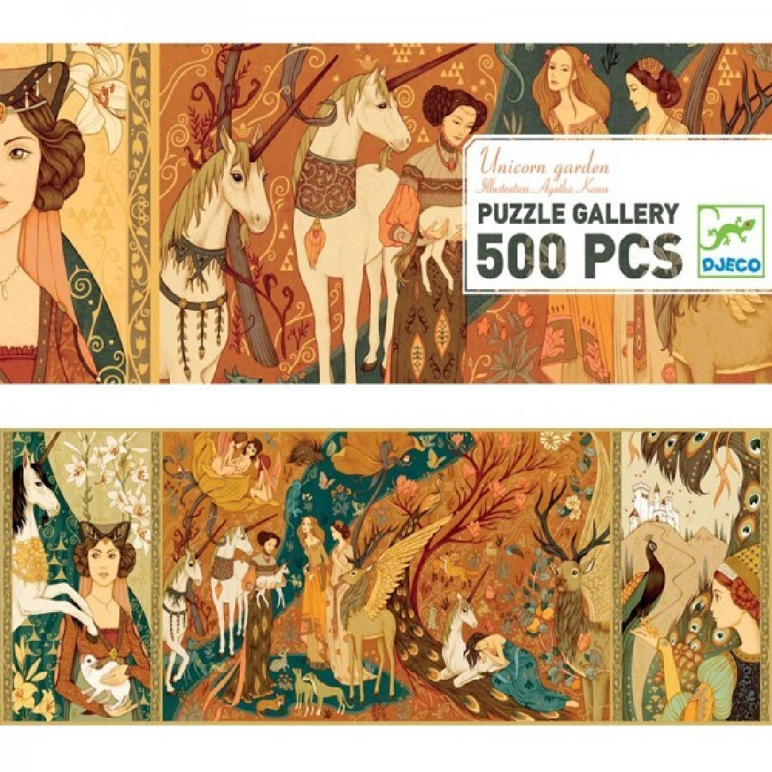 Puzzle Gallery 500τμχ. Γυναίκες  Και  Μονόκεροι 07624 Djeco