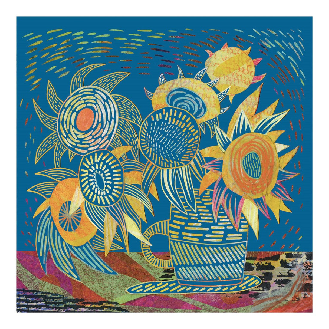 Inspired by Vincent Van Gogh- Δημιουργώ ξύνοντας Τοπία 09378 Djeco