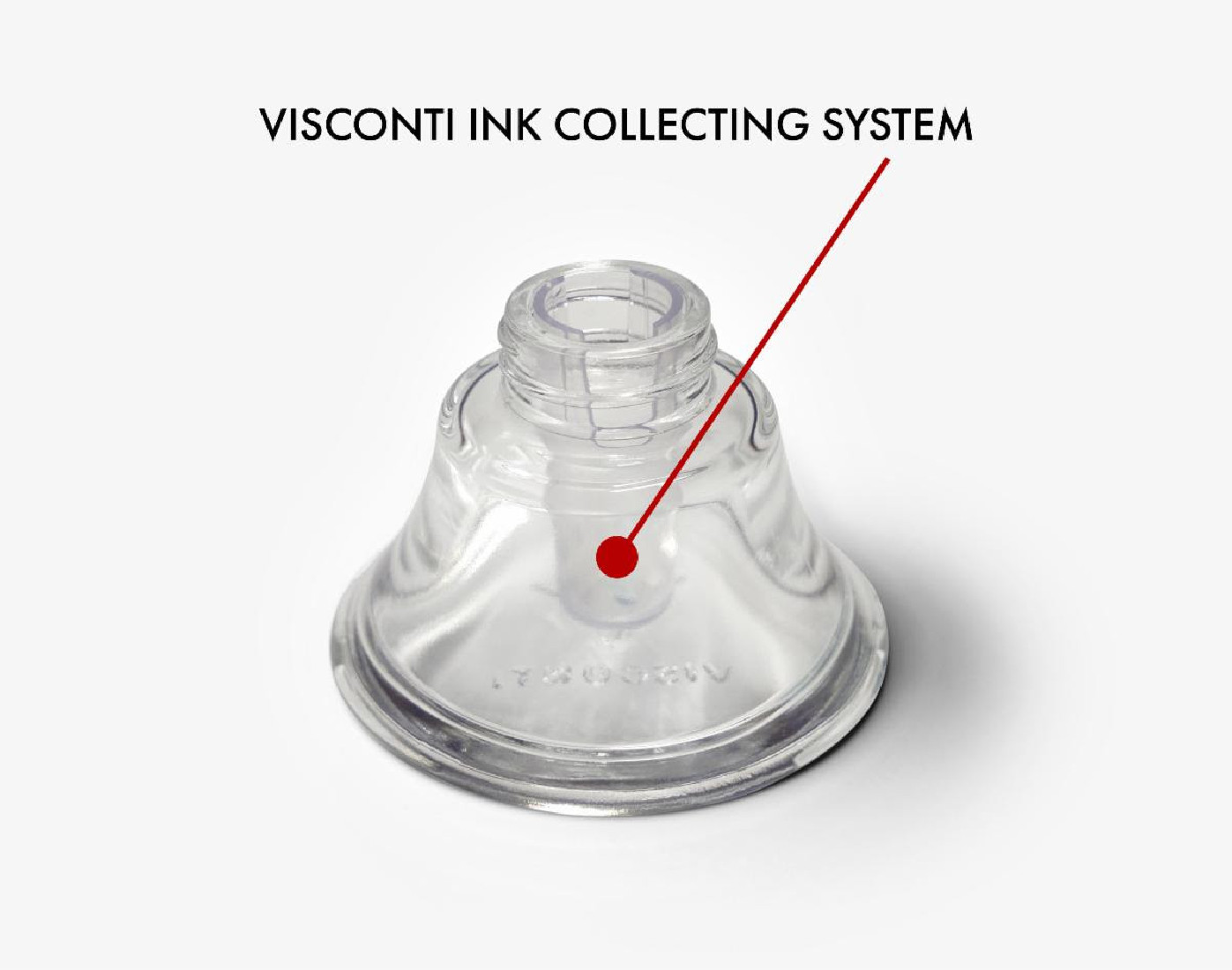 Visconti Glass Inkwell Green 50ml