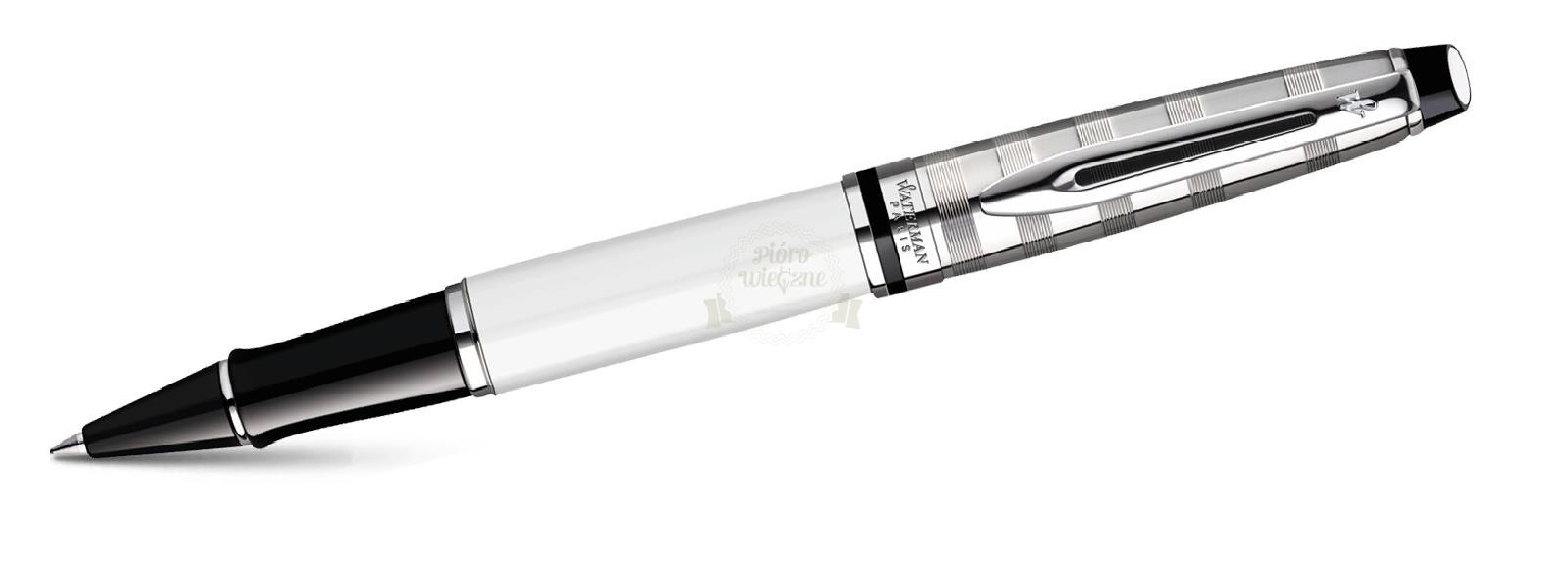 WATERMAN EXPERT 3 DELUXE WHITE CT ROLLERBALL S0952420
