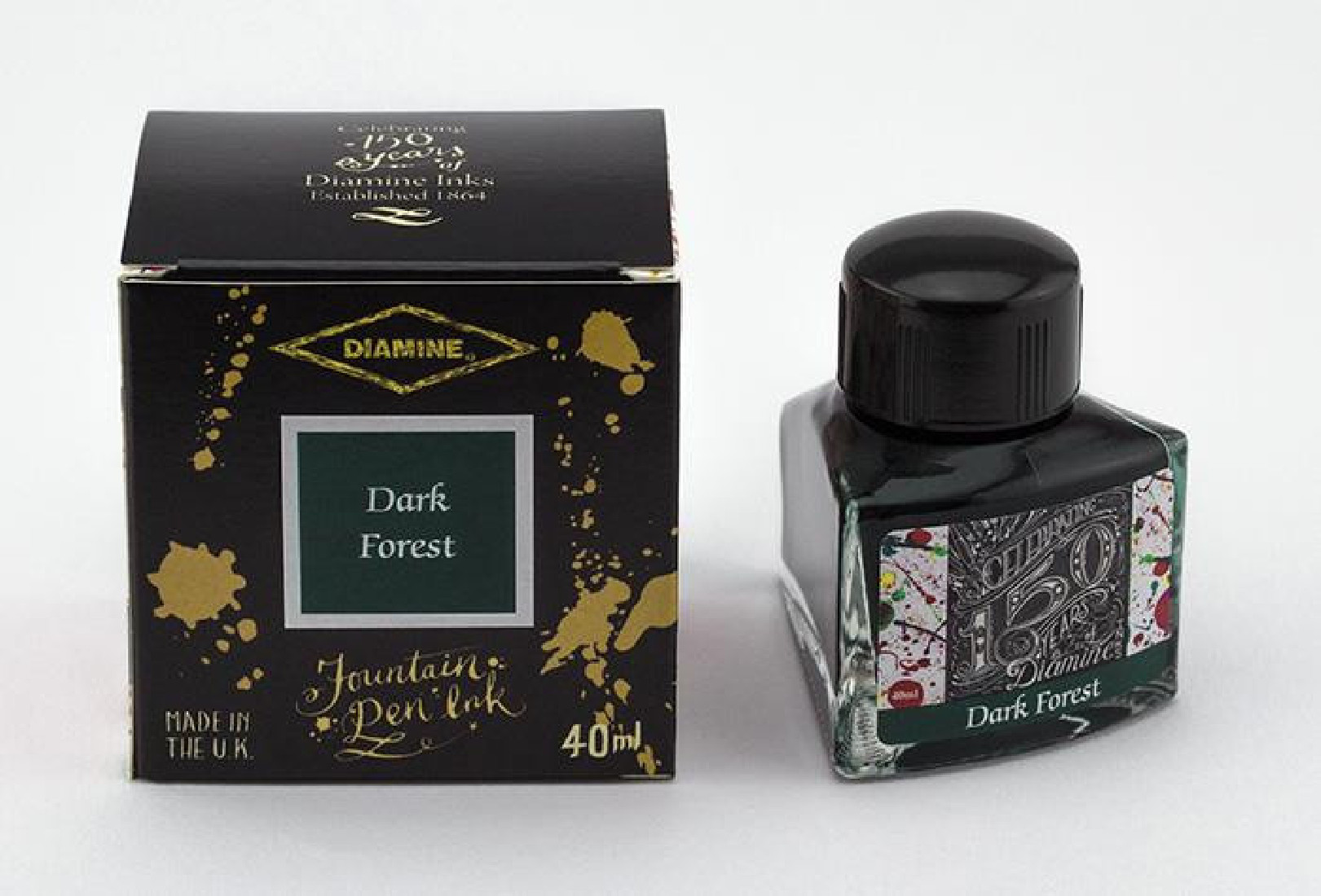 Diamine 40ml 1864 Dark Forest 1110 150 years anniversary Fountain pen ink bottle