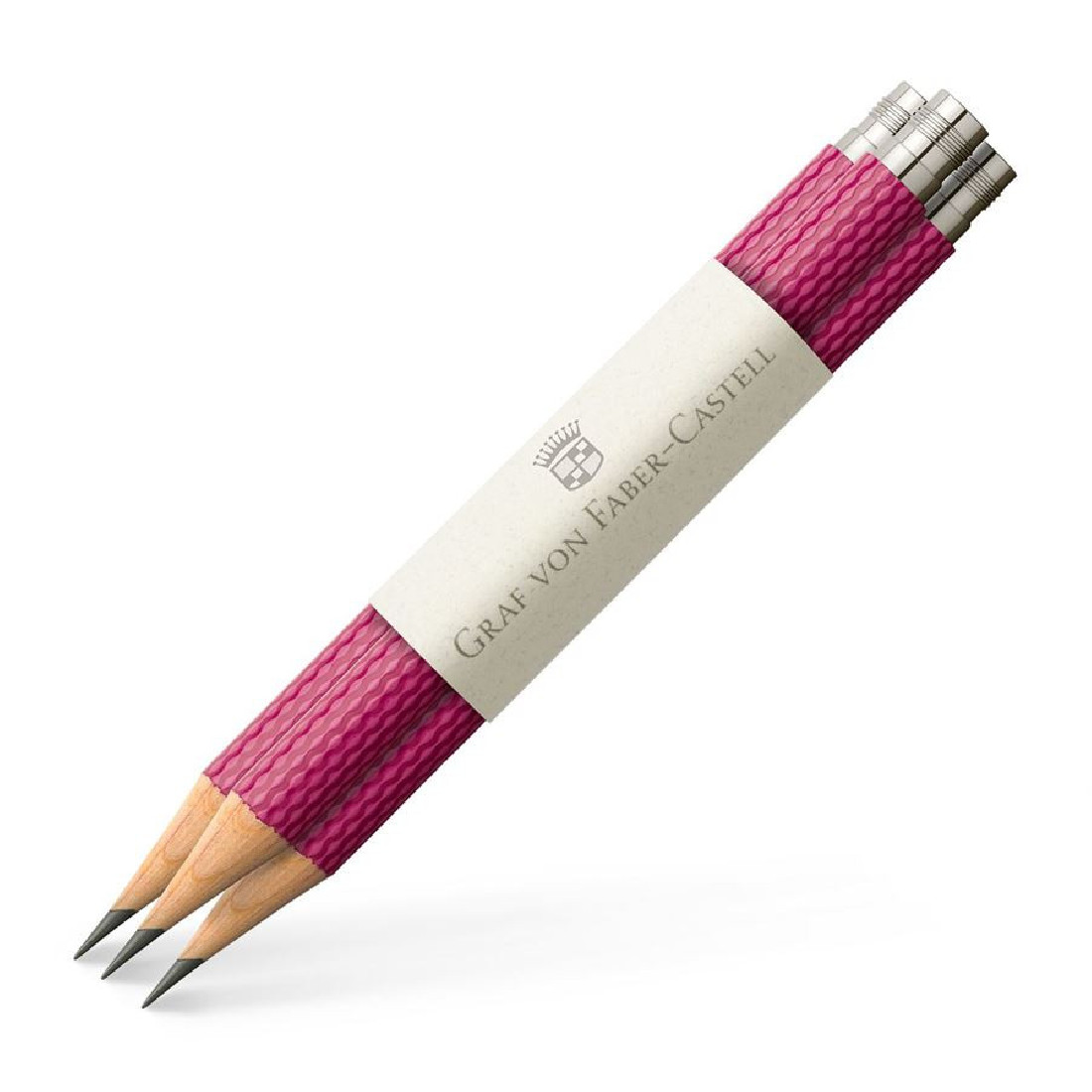 3 pocket pencils Guilloche, Electric Pink, 118662  Graf Von Faber Castell