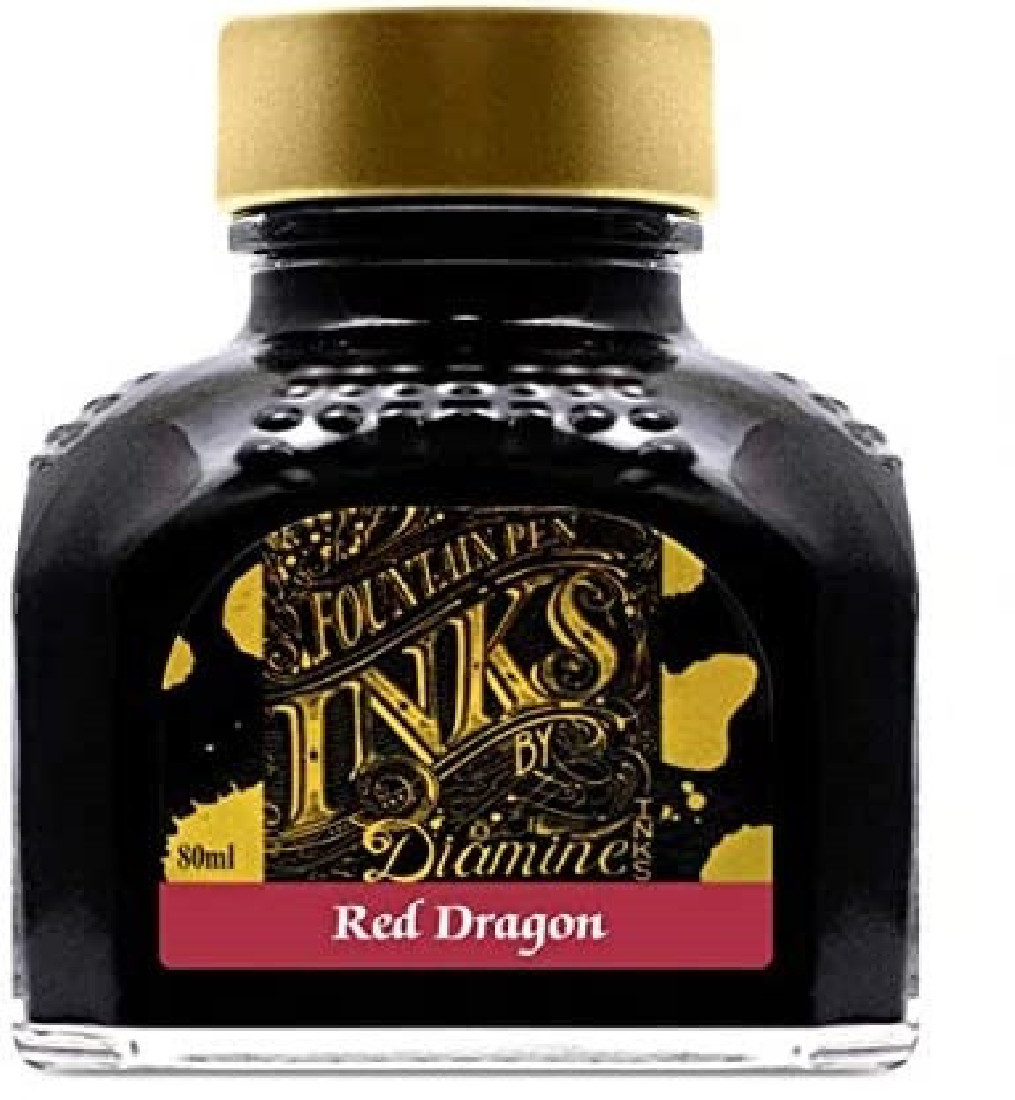 Diamine 80ml Red Dragon 072 Fountain pen ink bottle