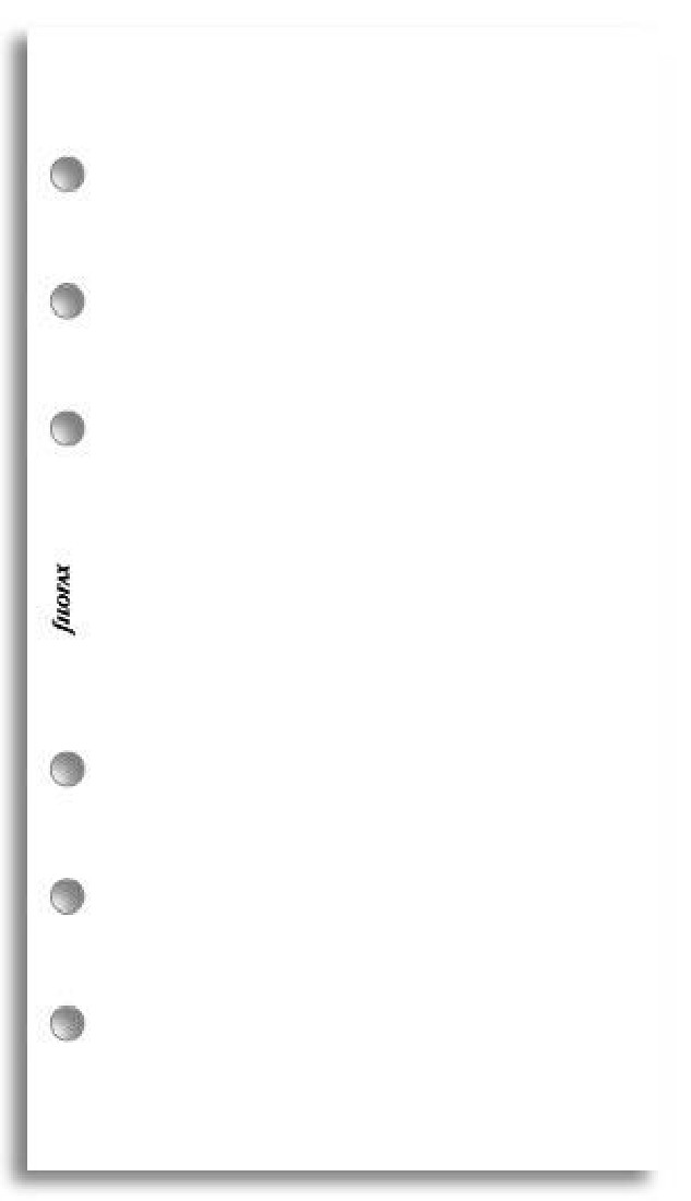 REFILL PERSONAL WHITE PLAIN NOTEPAPER VALUE PACK 132451 FILOFAX FX