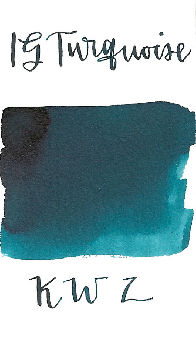 KWZ turquoise 60ml iron gall ink