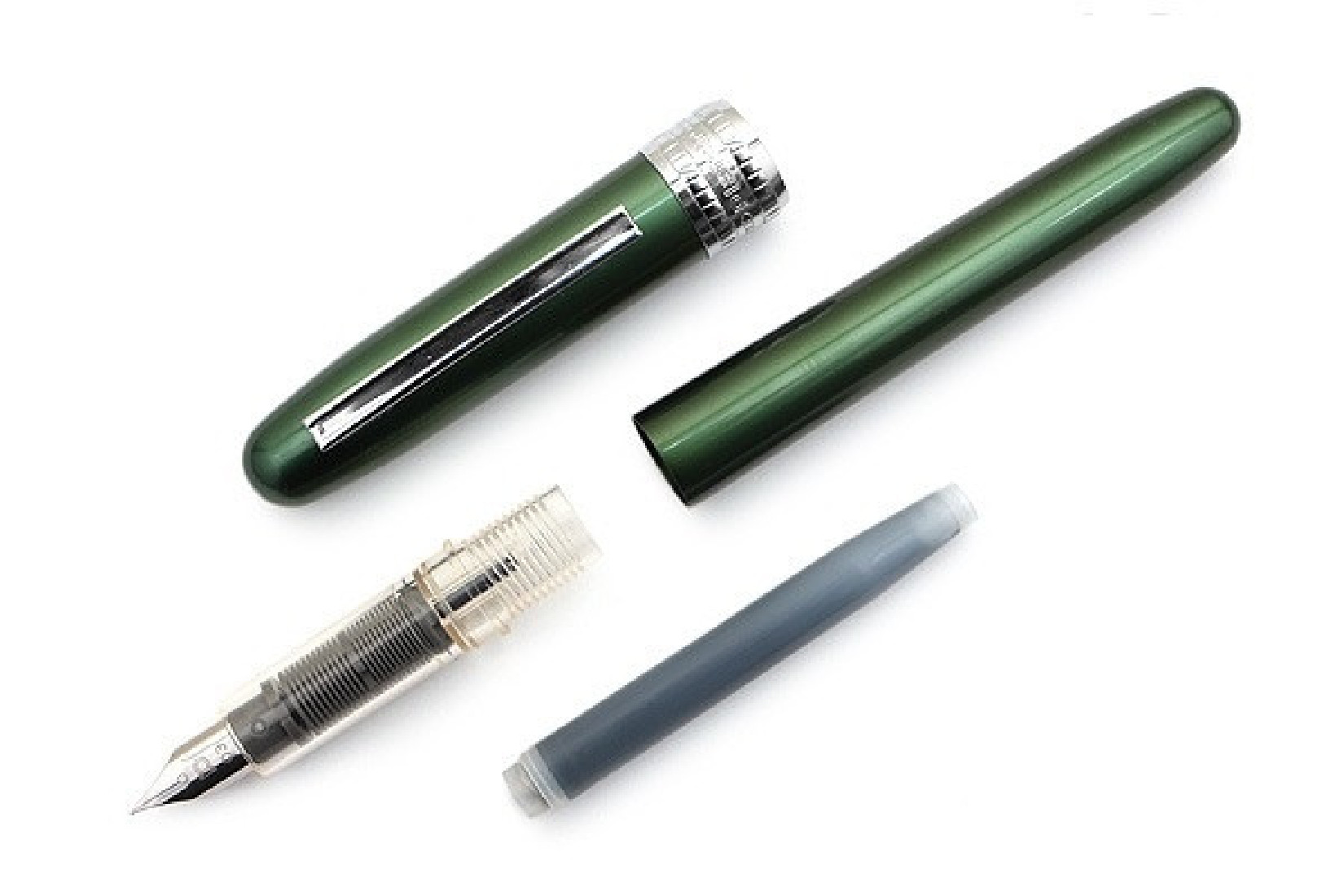 Platinum Plaisir Green Fountain Pen  PGB-1000