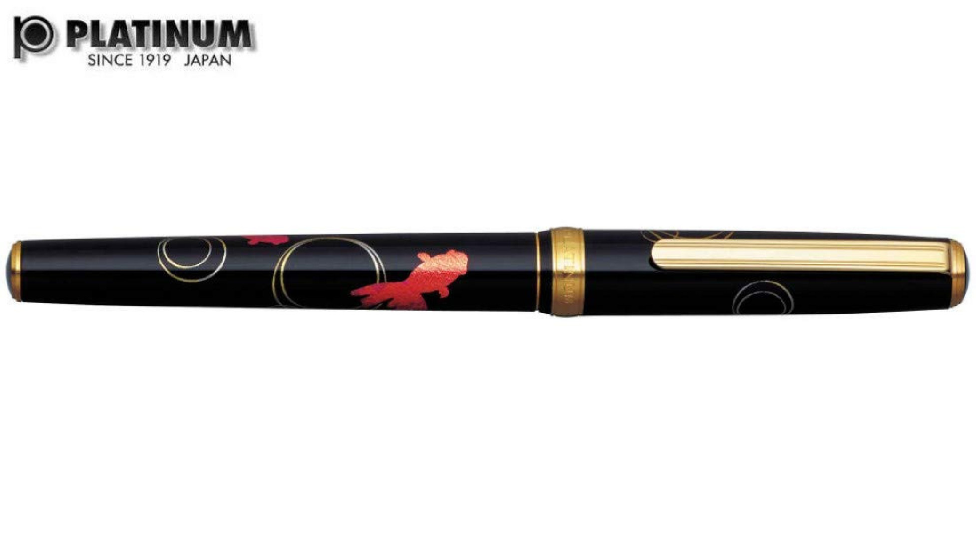 Platinum Vicoh Kazanawa 24-3 Gold Fish PTL-20000H 18K Fountain pen