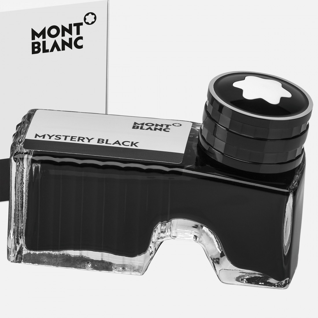 Montblanc 60ml Ink Bottle, Mystery Black MB128184