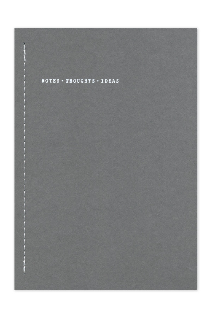 Adbook Eco notebook dark grey 12x17