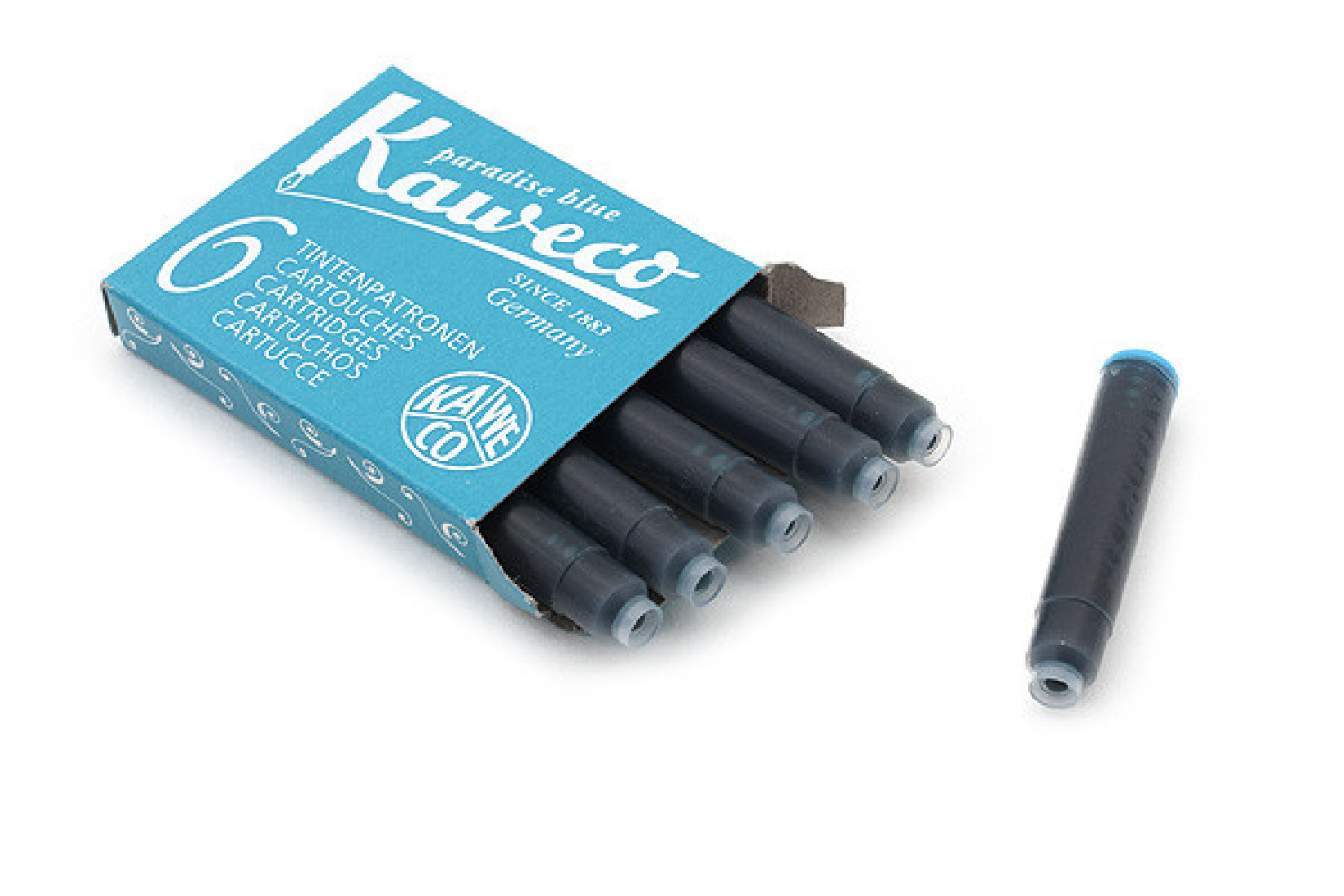 Kaweco ink cartridges 6pcs Light Blue