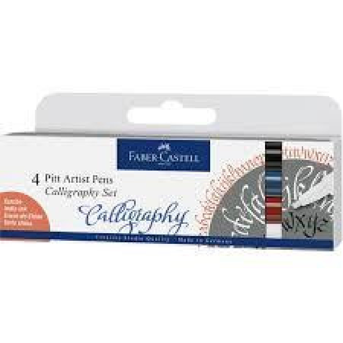 Faber-Castell 4 Pitt Artist Pens Calligraphy Set 167504