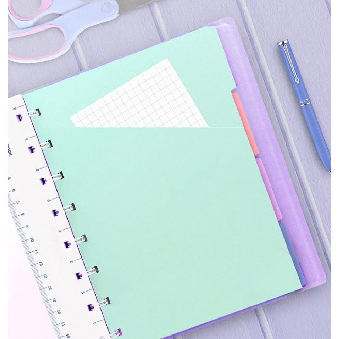 Notebook Refillable Ruled A5 Orchid 115054 Filofax fx
