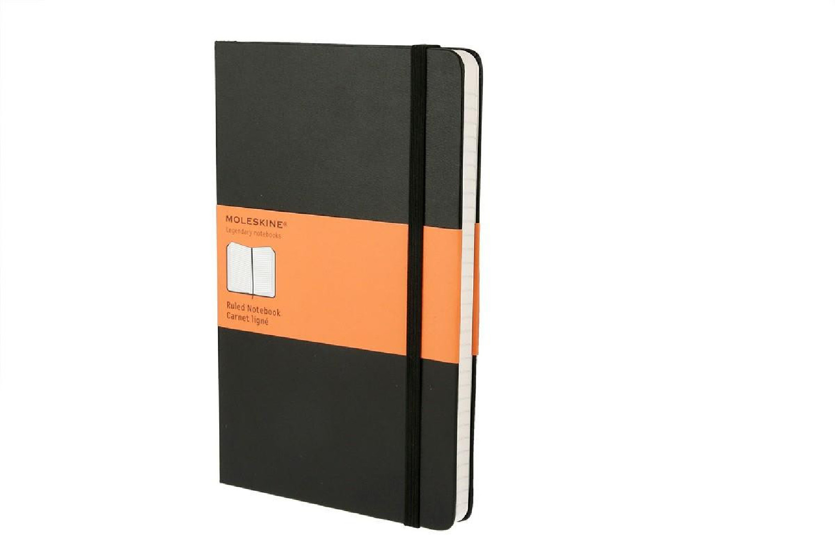 Notebook Large 13x21 Ruled Black Hard Cover Moleskine