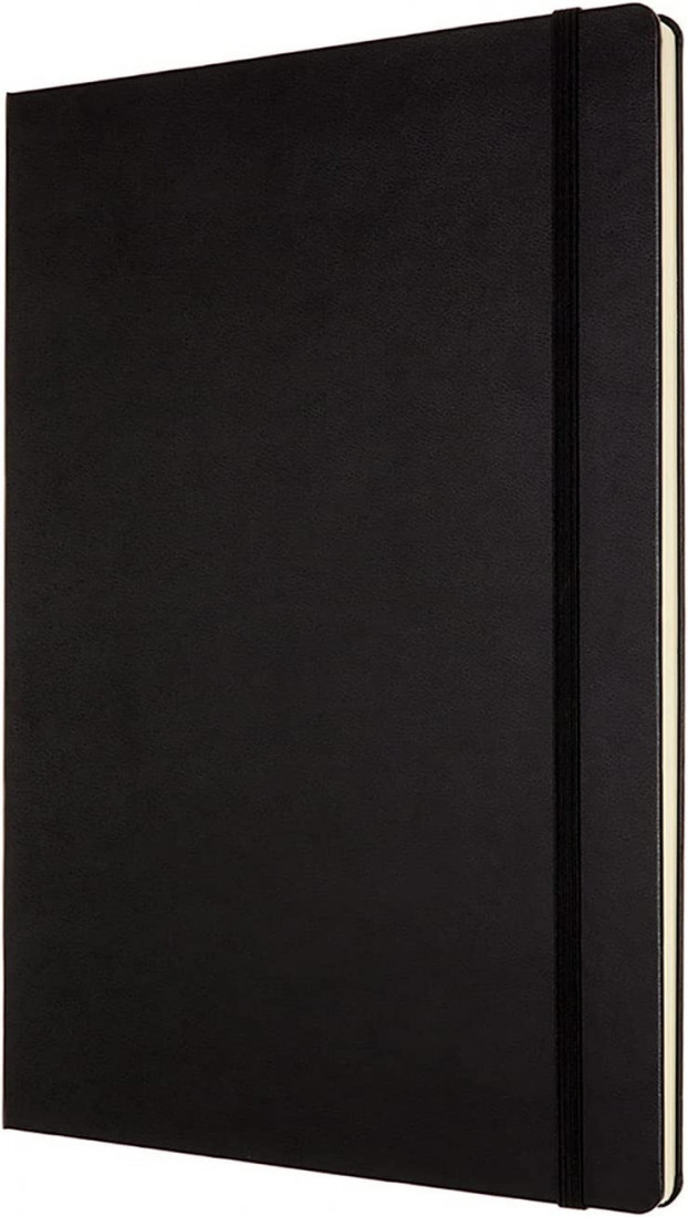 Notebook A4 21x30 Dotted Black Hard Cover Moleskine