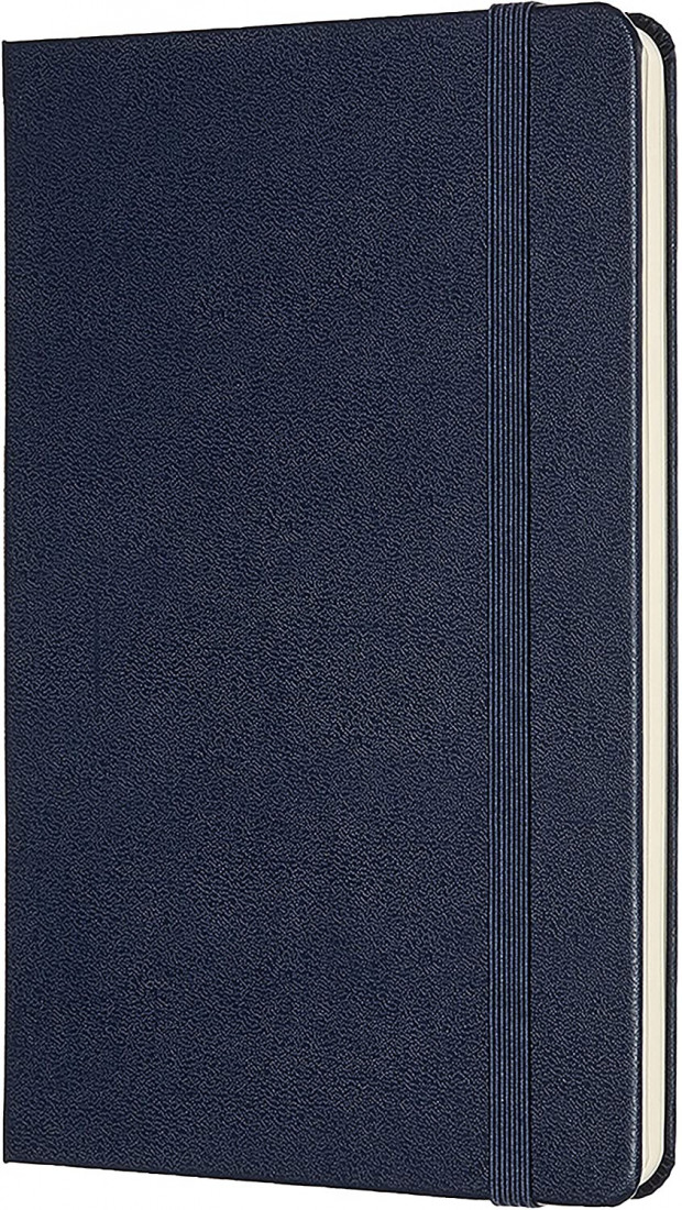 Notebook Medium 11.5x18 Dotted Sapphire Blue Hard Cover Moleskine
