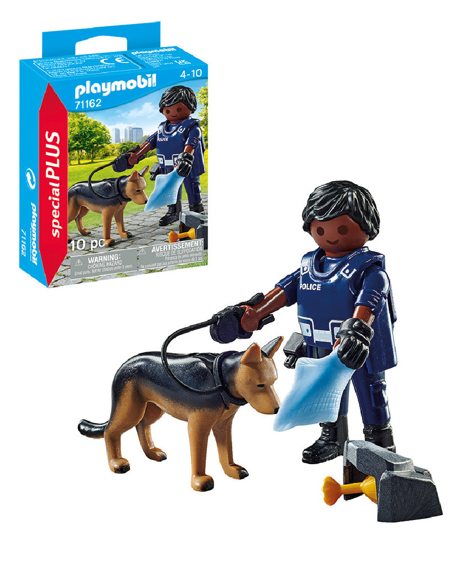 Special plus Αστυνομικός με σκύλο-ανιχνευτή 71162 Playmobil