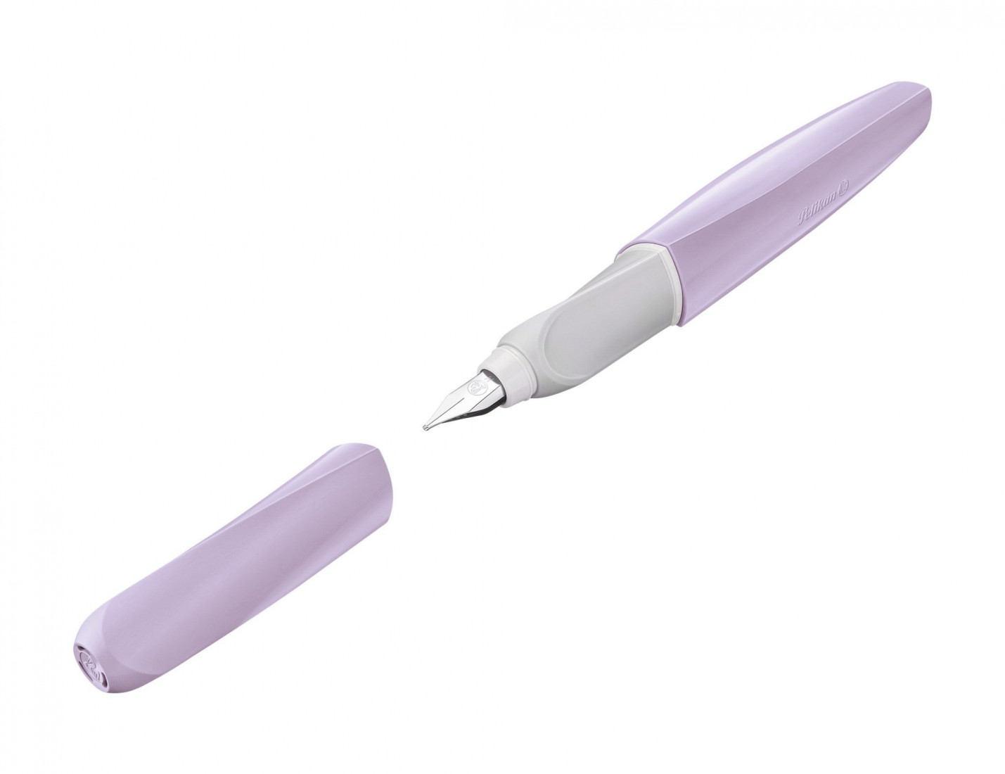 Pelikan Fountain pen EcoTwist P457 Lavender dynamic open