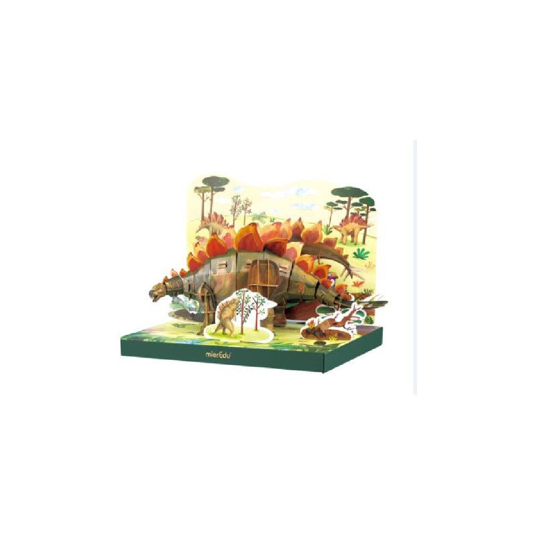 3D Οικολογικό Puzzle 154τμχ. Stegosaurus 00160 Mier Edu