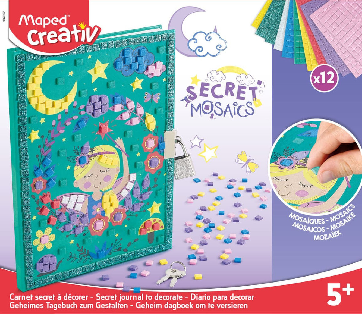 Μυστικό ημερολόγιο Μωσαϊκό Secret Mosaics 907057 Creative Maped