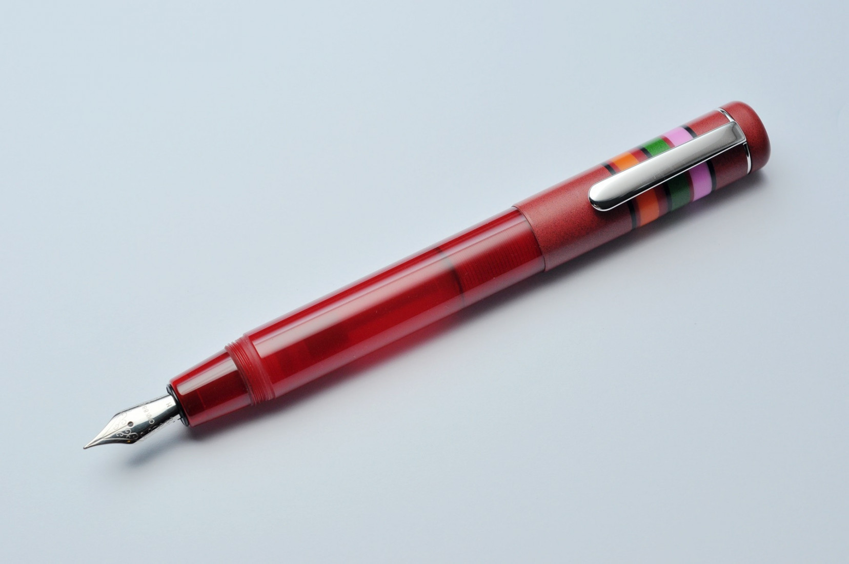 Opus 88 Fantasia Red Fountain Pen