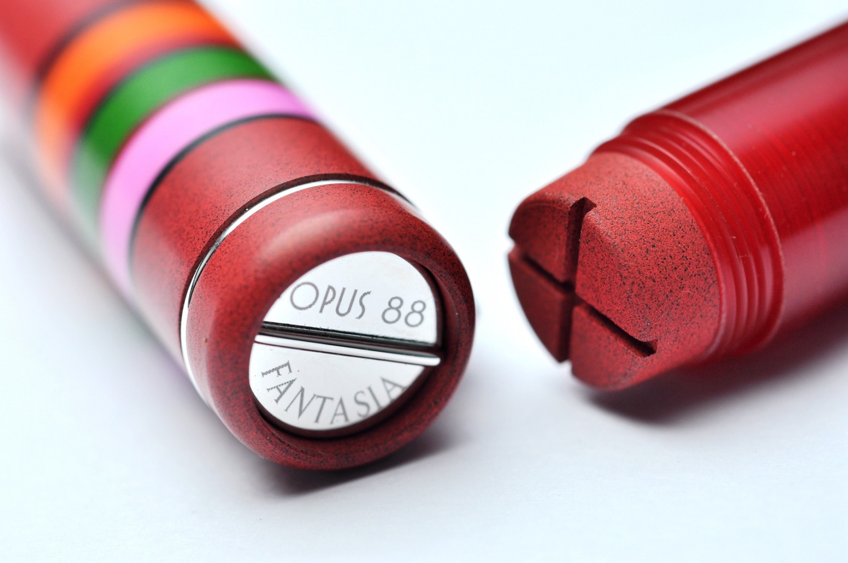 Opus 88 Fantasia Red Fountain Pen