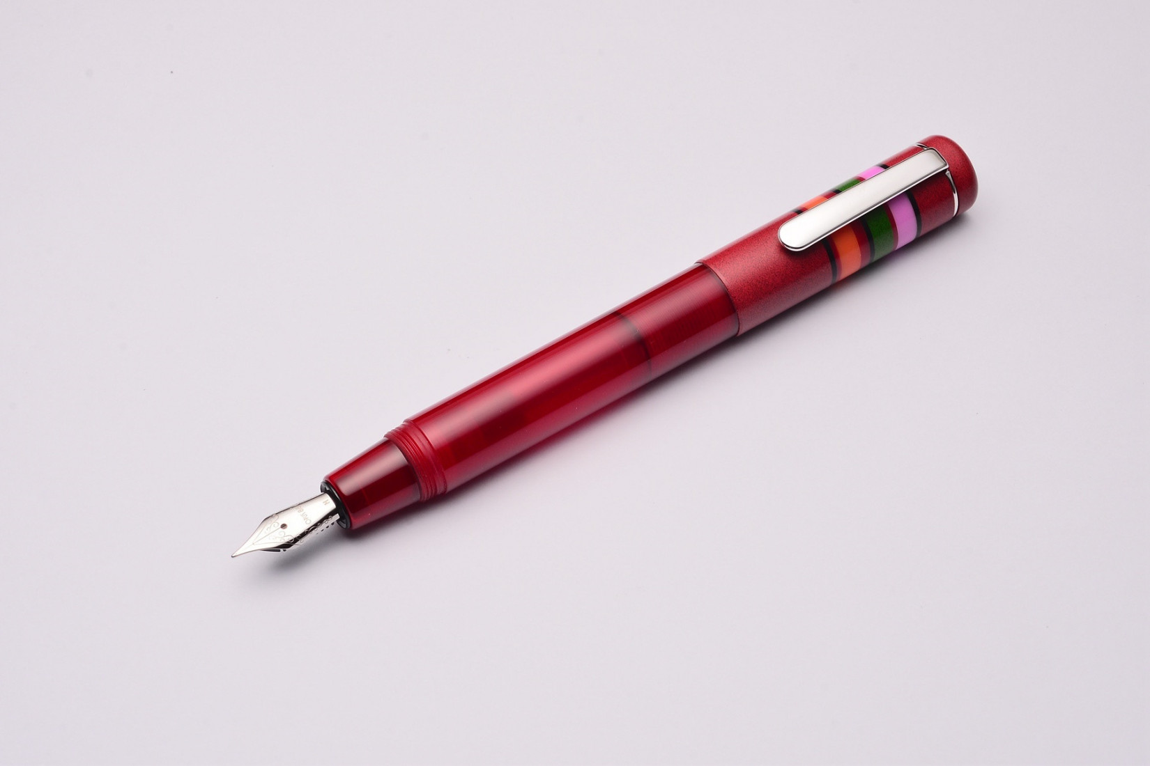 Opus 88 Fantasia Red Fountain Pen