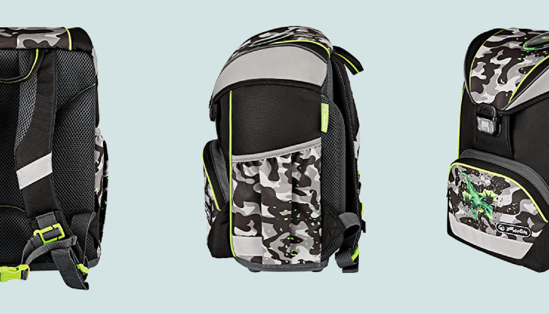 Σακίδιο πλάτης Δημοτικού UltraLight Plus Camo Dragon 50043231 Herlitz (2026)