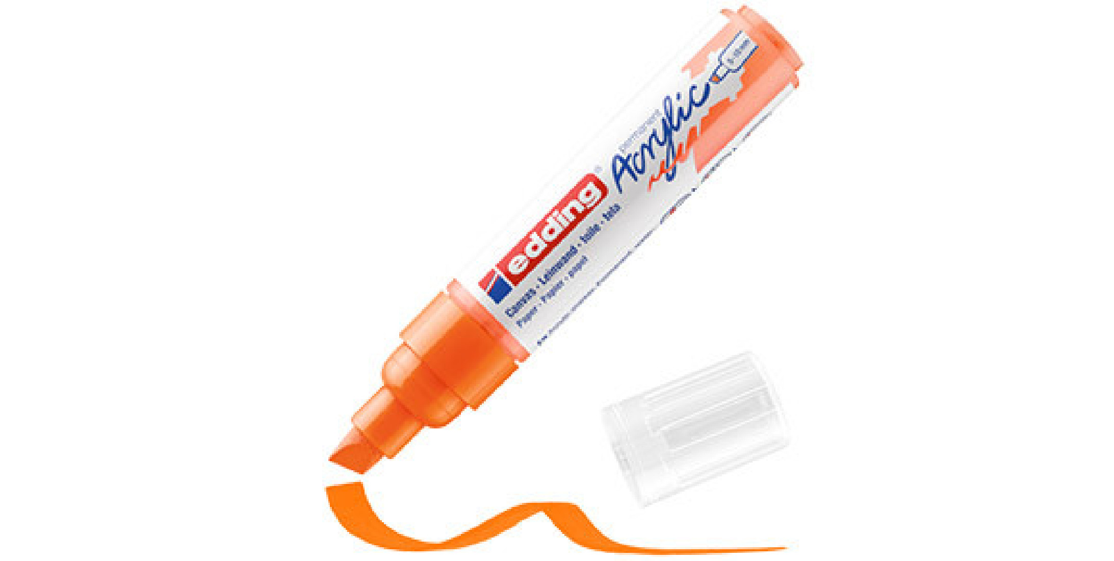 Μαρκαδόρος Ακρυλικός 5-10mm 5000/066 Neon Orange Edding