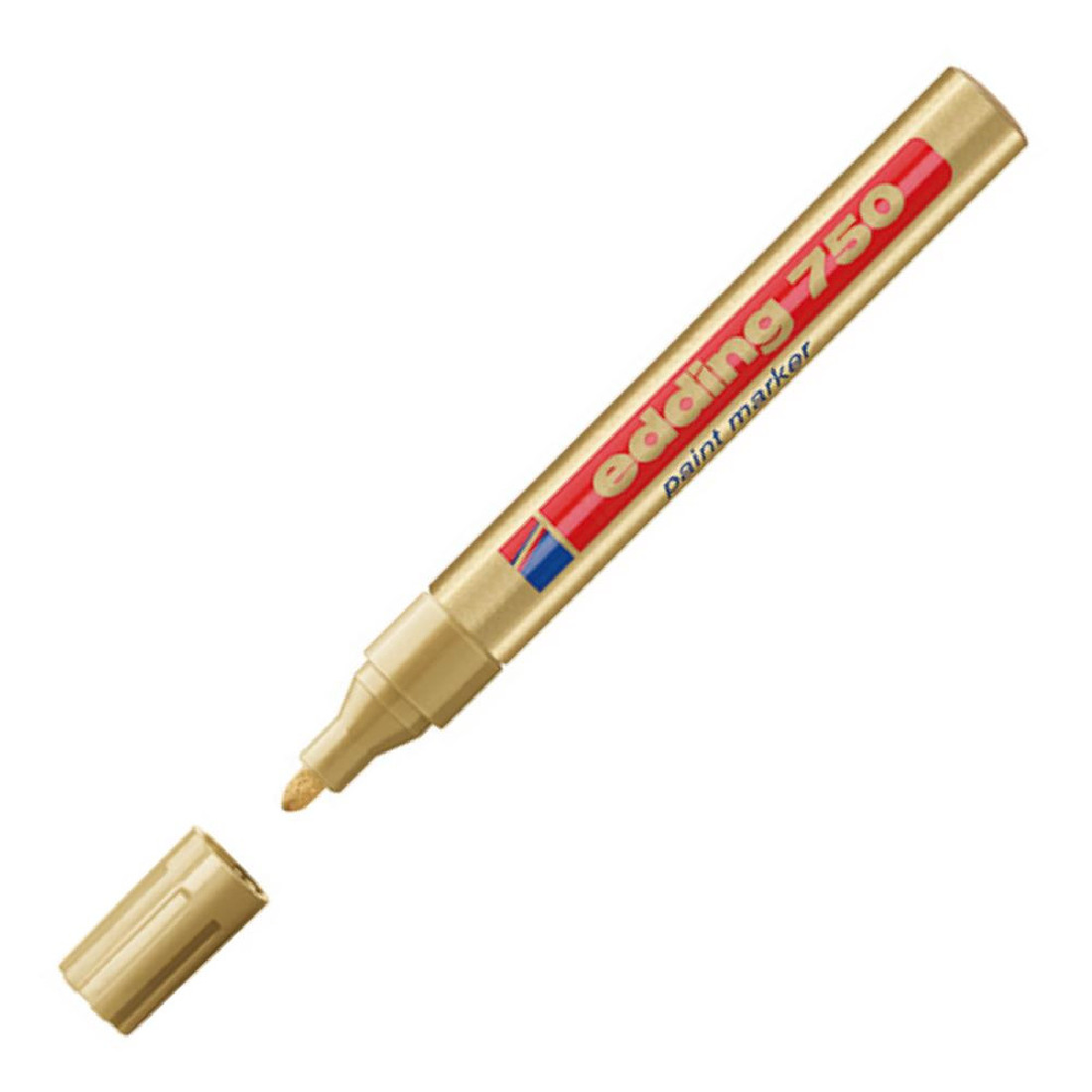 Μαρκαδόρος Ανεξίτηλος Paint Marker 2-4mm 750/53 Gold Edding