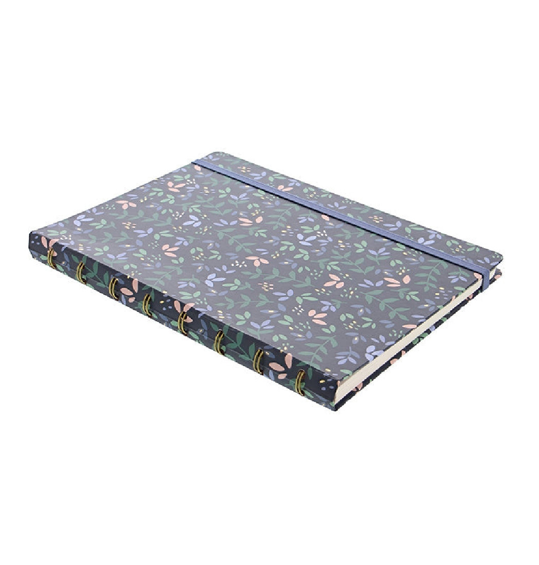Filofax Notebook Refillable Ruled A4 Garden Dusk 179535 Fx
